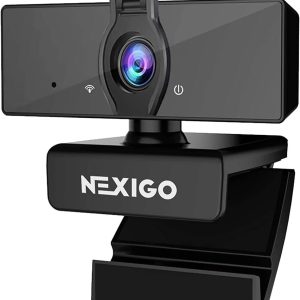 NexiGo N660 1080P Business Webcam, Dual Microphone & Privacy Cover, USB FHD Web Computer Camera, Plug and Play, for Zoom/Skype/Teams/Webex, Laptop MAC PC Desktop